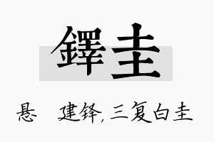 铎圭名字的寓意及含义