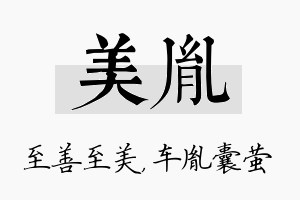 美胤名字的寓意及含义