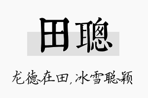 田聪名字的寓意及含义