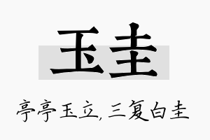 玉圭名字的寓意及含义