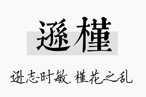 逊槿名字的寓意及含义