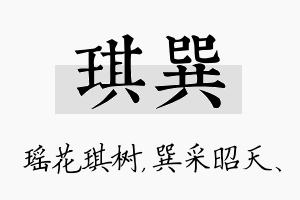 琪巽名字的寓意及含义