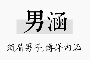 男涵名字的寓意及含义