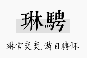 琳骋名字的寓意及含义