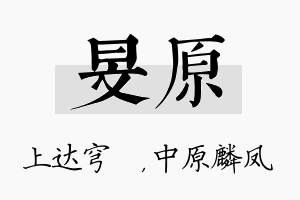 旻原名字的寓意及含义