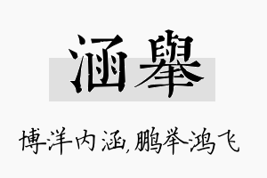 涵举名字的寓意及含义