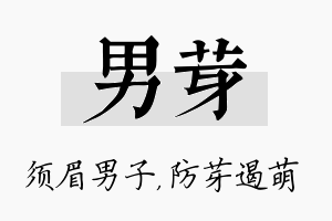 男芽名字的寓意及含义