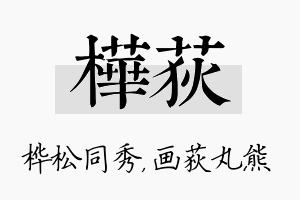 桦荻名字的寓意及含义