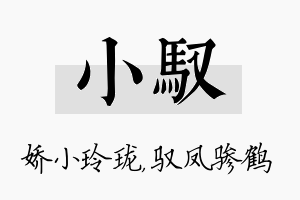 小驭名字的寓意及含义