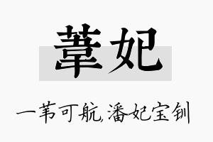 苇妃名字的寓意及含义