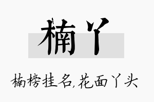 楠丫名字的寓意及含义