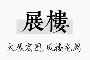 展楼名字的寓意及含义