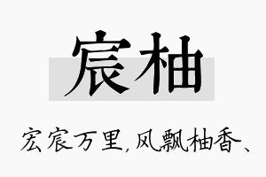 宸柚名字的寓意及含义