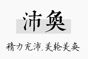 沛奂名字的寓意及含义