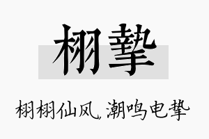 栩挚名字的寓意及含义