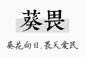 葵畏名字的寓意及含义