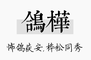 鸽桦名字的寓意及含义