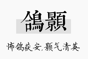 鸽颢名字的寓意及含义