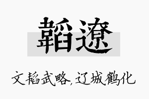 韬辽名字的寓意及含义