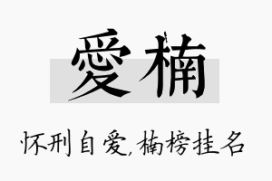 爱楠名字的寓意及含义