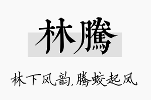 林腾名字的寓意及含义