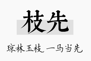 枝先名字的寓意及含义