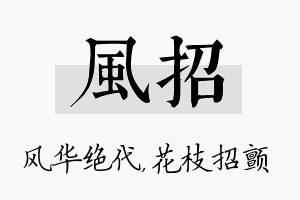 风招名字的寓意及含义