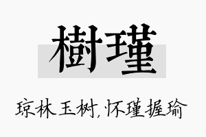 树瑾名字的寓意及含义