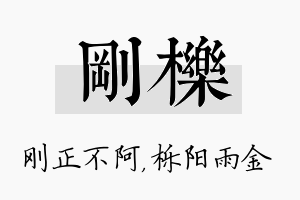 刚栎名字的寓意及含义