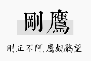 刚鹰名字的寓意及含义