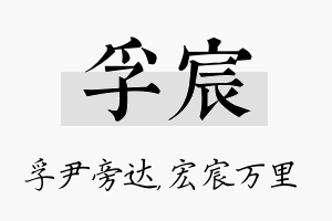 孚宸名字的寓意及含义