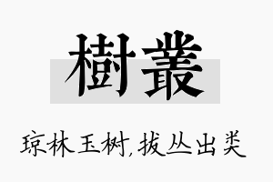 树丛名字的寓意及含义