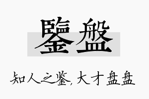 鉴盘名字的寓意及含义