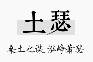 土瑟名字的寓意及含义