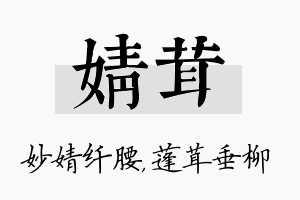 婧茸名字的寓意及含义