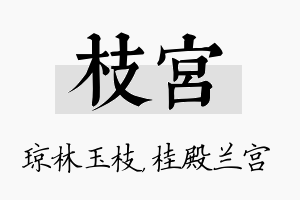 枝宫名字的寓意及含义