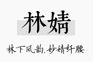 林婧名字的寓意及含义