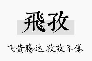 飞孜名字的寓意及含义