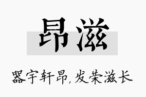 昂滋名字的寓意及含义