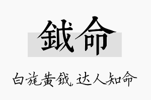 钺命名字的寓意及含义