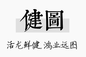 健图名字的寓意及含义