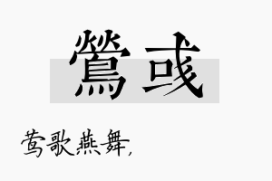 莺彧名字的寓意及含义