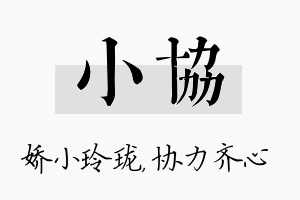 小协名字的寓意及含义