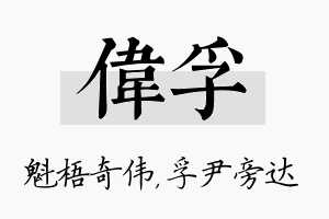 伟孚名字的寓意及含义