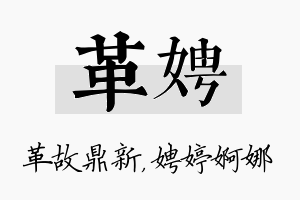 革娉名字的寓意及含义