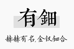 有钿名字的寓意及含义