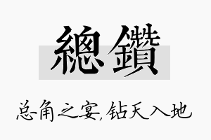 总钻名字的寓意及含义