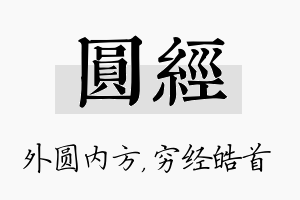 圆经名字的寓意及含义