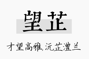 望芷名字的寓意及含义