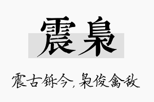 震枭名字的寓意及含义